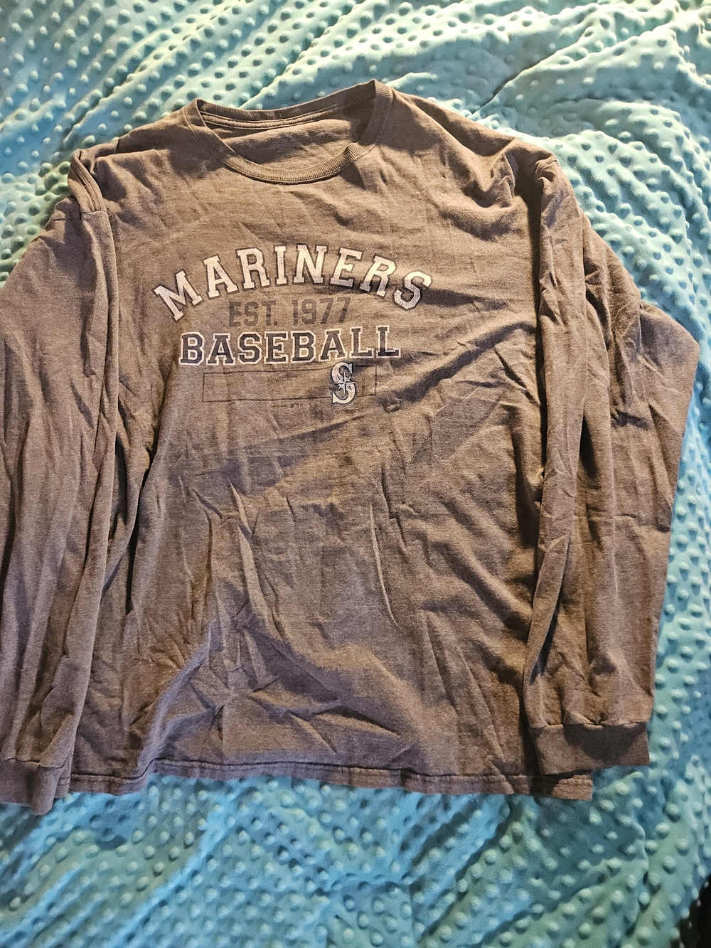 Pro Spirit Athletic Gear Mariners Brown Long Sleeve Tee